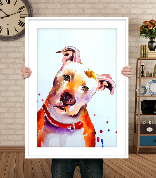 buy Colorful Custom Dog Portraits