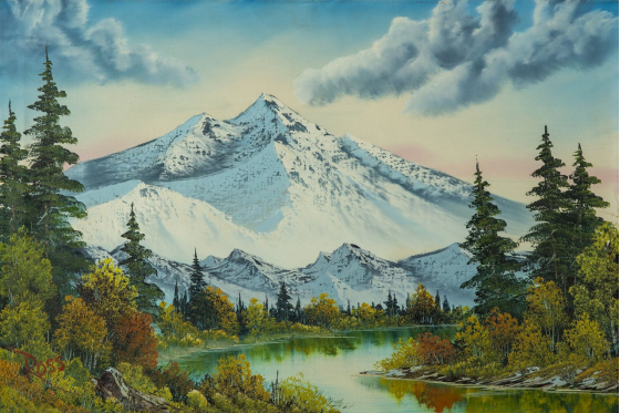 Bob ross reproduction paintings for sale, bring the peace into your home